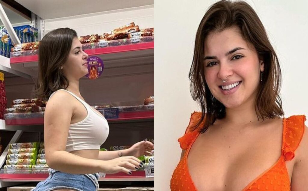 Modelo de OnlyFans fue expulsada del supermercado por usar poca ropa